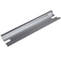 100614850 Rose Steel Unperforated DIN Rail, Top Hat Compatible, 160mm x 35mm x 8mm