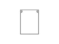 1set411019r0000 PVC Cable Trunking Accessory, 60 x 80mm