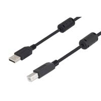 u2a00002-3m L-Com USB 2.0, Male USB A to Male USB B, 3m