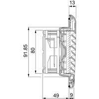 nsycvf38m24dpf Schneider Electric ClimaSys Series Filter Fan, 24 V dc, dc Operation, 58m³/h Unimpeded, IP54