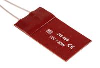 245-499 RS PRO Silicone Heater Mat, 1.25 W, 25 x 50mm, 12 V dc