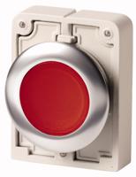 182926-m30c-fdl-r Eaton RMQ Titan M30 Series Red Momentary Push Button, 30mm Cutout, IP67