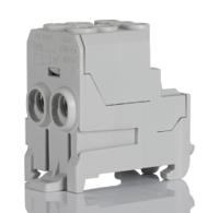1561910000 Weidmuller Distribution Block, 6 Way, 10 mm², 25 mm², 100A, 690 V ac/dc, Grey