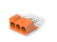 2388553-3 TE Connectivity, 2388553 Closed End Connector, Orange, Insulated, Copper 12 → 22 AWG
