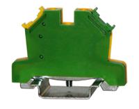 242-0500 RS PRO 1-Way DIN Rail Earth Terminal Block, 0.5 → 6mm², 24 → 10 AWG Wire, Cage Clamp