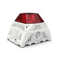 23383635055 Pfannenberg  Series Red Sounder Beacon, 24 V dc, IP66, Side Mounted, 105dB at 1 Metre