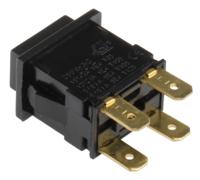 h8351abaaa Arcolectric (Bulgin) Ltd 8300 Series Push Button Switch, Momentary, Panel Mount, DPDT, 250V ac
