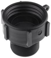 ibf150m-pg Snaplock Hose Connector, Straight IBC Adaptor, BSP 1-1/2in 1-1/2in ID