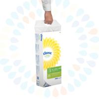 7979 KLEENEX Kleenex Folded White Paper Towel, 215mm, 2-Ply, 3720 Sheets