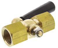 352-1998 RS PRO Pressure Gauge Cock 3/8 in BSP Female 3/8 in BSP Female
