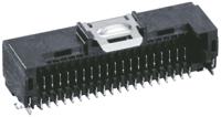 df50-50dp-1h51 Hirose DF50 Series Right Angle Surface PCB Header, 50 Contact(s), 1 mm Pitch, 2 Row, Shrouded