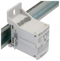 9d0150800304 Finder Non-Fused Terminal Block, 7 Way, 16mm², 100kA, 1000/1500 V AC/DC, White