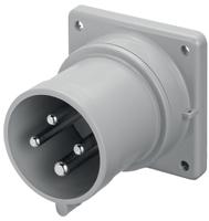 2433296 Scame IP44 Red Panel Mount 3P + E Industrial Power Plug, Rated At 32A, 415 V