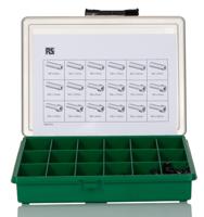 524-051 RS PRO Steel 450 Piece Hex Socket Drive Screw/Bolt Kit