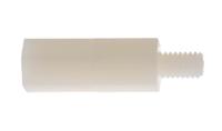 325-794 RS PRO Standoff, M4 x M4 Thread, 19mm Body, Nylon 66, Male/Female, 6mm Stud