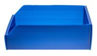 617-3205 RS PRO PP Storage Bin, 300mm x 200mm x 100mm, Blue