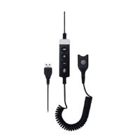 1000824 EPOS Male USB to Male Easy Disconnect (ED) Data Cable, Black Sheath