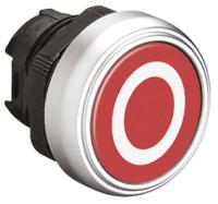 lpcb1104 Lovato Platinum Series Red Spring Return Push Button Head, 22mm Cutout, IP66, IP67, IP69K