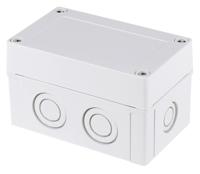 pcm-10075-g-enclosure Fibox Grey Polycarbonate Enclosure, IP66, IP67, Grey Lid, 130 x 80 x 75mm