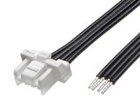 2219591044 Molex 4 Way Male CLIK-Mate to 4 Way Wire to Board Cable, 600mm