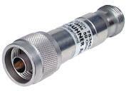 680617b Huber+Suhner 50Ω RF Attenuator N Connector N Plug to N Socket 0.8 dB, 6 dB, Operating Frequency 18GHz