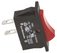 1634202-4 TE Connectivity SPST, On-Off Rocker Switch Panel Mount