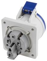 4233263 Scame IP44 Blue Panel Mount 2P + E Industrial Power Socket, Rated At 32A, 230 V