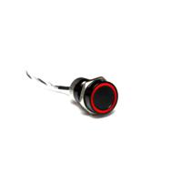 mc16mobrg Bulgin Capacitive Switch Momentary NO,Illuminated, IP68 Black Anodised