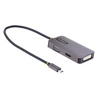 118-usbc-hdmi-vgadvi StarTech.com USB C to DVI, HDMI, VGA Adapter, USB C, 1 Supported Display(s) - 4K @ 60Hz