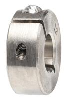 145-669 RS PRO Shaft Collar, One Piece, Clamp Screw, Bore 12mm, OD 28mm, W 11mm, Stainless Steel 304