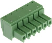 1803617 Phoenix Contact, 3.81mm Pitch, MC 1.5/ 6-ST-3.81, 6 Way, , Pluggable Terminal Block, Plug, Cable Mount, Screw