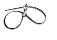 115-11270-softfix-m-tpu-bk HellermannTyton Cable Tie, Releasable, 260mm x 11 mm, Black TPU, Pk-8