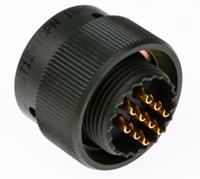 62gb-56t12-10pn Amphenol Limited, 62GB 10 Way Cable Mount MIL Spec Circular Connector PlugOlive, Pin Contacts,Shell Size 12, Bayonet