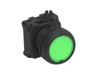 ipe22flilgr TE Connectivity ALCOSWITCH Series Illuminated Push Button Switch, Momentary, Panel Mount, 22.5mm Cutout, Green LED, IP65