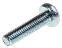 482-8363 RS PRO Bright Zinc Plated Pan Steel Tamper Proof Security Screw, M5 x 20mm