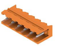 1146810000 Weidmuller, 5.08mm Pitch, OMNIMATE SL, 6 Way, Right Angle, Pluggable Terminal Block, Header, Through Hole, Solder