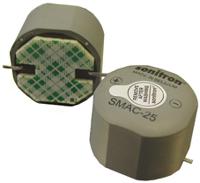 smac-25-s Sonitron 93.5dB SMD Continuous Internal Buzzer, 25 x 18mm, 5V dc Min, 16V dc Max