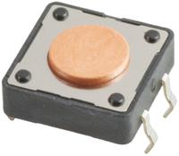 430456043736 Wurth Elektronik Pink Button Tactile Switch, SPST 50 mA @ 12 V dc 0.8mm Through Hole