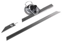 400-300mm MikronTec 360° Metric  Bevel Protractor, 300 mm Stainless Steel Blade
