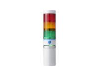wio-b1s-001 Patlite WIO-B1S Series Amber, Green, Red Signal Tower for Use with LR6, 24 V dc, LED Bulb, DC, IP65
