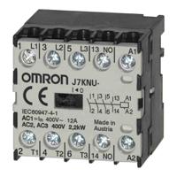 j7knu-05-4-180 Omron Contactor, 180 VAC Coil, 4-Pole, 5 A, 2.2 kW, 4NO