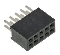 m50-3000545 HARWIN Straight Through Hole Mount PCB Socket, 10-Contact, 2-Row, 1.27mm Pitch, Solder Termination