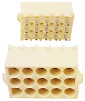 350434-1 TE Connectivity Universal MATE-N-LOK Series Straight Through Hole PCB Header, 15 Contact(s), 6.35 mm Pitch, 3 Row,