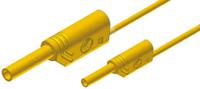 975163103 Hirschmann Test & Measurement, 10A, 1000V ac/dc, Yellow, 1m Lead Length