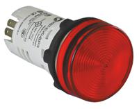 xb7ev04mp3 Schneider Electric, Harmony XB7, Panel Mount Red LED Pilot Light, 22mm Cutout, IP20, IP65, Round, 230 → 240V ac