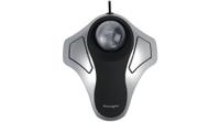 64327eu Kensington 64327EU 2 Button Wired Track Ball Optical Mouse Silver/Black