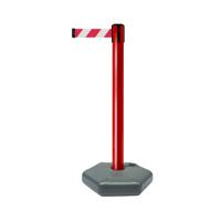 885t-21-d3 Tensator Red & White Plastic Retractable Barrier