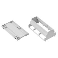 206-9061 RS PRO Modular Enclosure Enclosure Type, 177.8 x 89.8 x 65.3mm, ABS DIN Rail Enclosure
