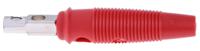 930726101 Hirschmann Test & Measurement Red Male Banana Plug, 4 mm Connector, Screw Termination, 16A, 60V dc, Nickel Plating
