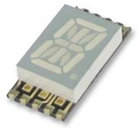 kcpsc04-107 KCPSC04-107 Kingbright 14-Segment LED Display, CC Yellow 46 mcd RH DP 10.2mm